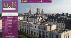 Desktop Screenshot of mb-immobilier.com